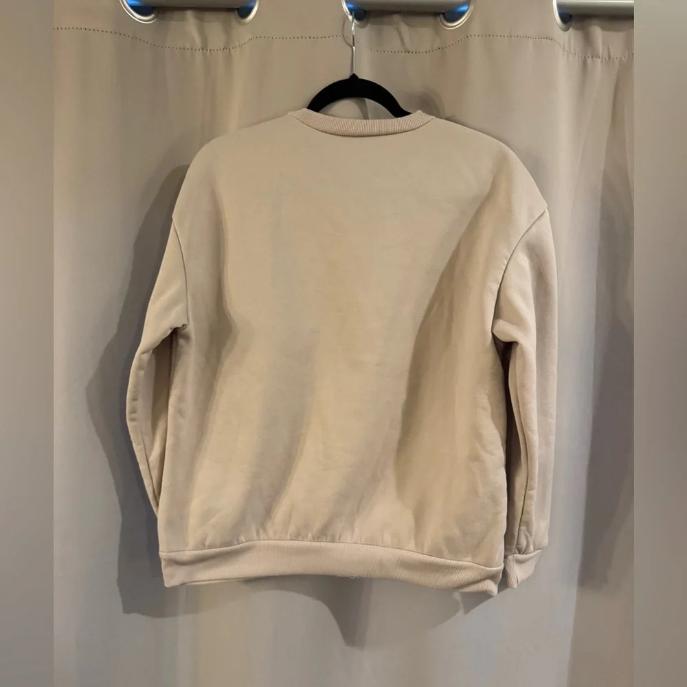 Cozy SHEIN Beige Cat Sweatshirt